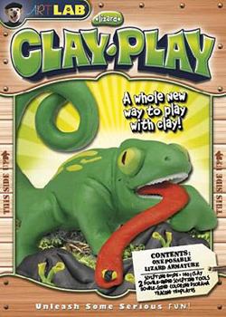 Hardcover Clay Play Lizard Book