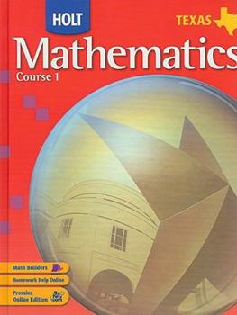 Hardcover Holt Mathematics: Student Edition Course 1 2007 Book