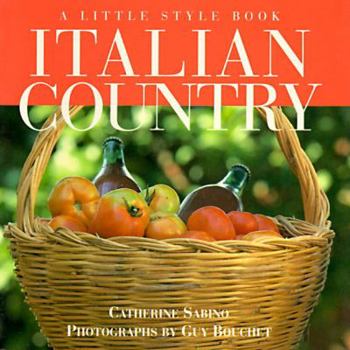 Paperback Italian Country: A Little Style Book