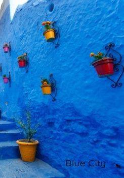 Paperback Blue City: Door Chefchaouen moroco [French] Book
