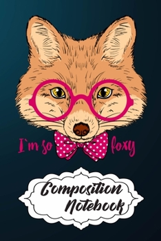 Composition Notebook: 110 Blank Lined Papers - 6x9 Personalized Customized Elephant Composition Notebook Journal Gift For Fox Lovers