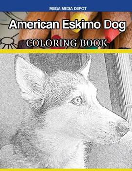 American Eskimo Dog Coloring Book