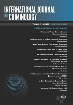Paperback International Journal on Criminology: Volume 7, Number 1, Winter 2019/2020 Book