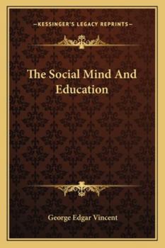 Paperback The Social Mind And Education Book