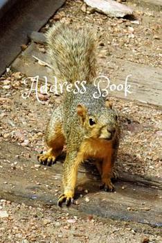 Paperback Address Book: Colorado Fox Squirrel Book