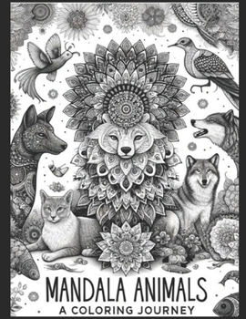 Paperback Mandala Animals: A Coloring Journey Book