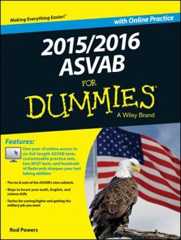 Paperback ASVAB for Dummies with Online Practice Book