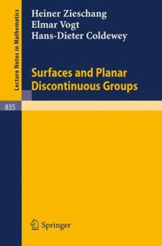 Paperback Surfaces and Planar Discontinuous Groups Book