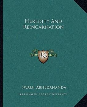 Paperback Heredity And Reincarnation Book