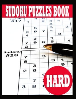 Paperback Sudoku Puzzle Book: Hard Sudoku Puzzle Book including Instructions and answer keys - Sudoku Puzzle Book for Adults Book