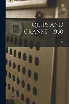 Paperback Quips and Cranks - 1950; 52 Book