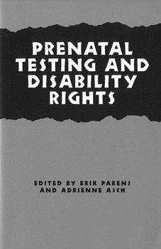 Paperback Prenatal Testing and Disability Rights Book