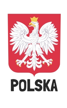 Polska: Handy journal notebook diary with blank lined paper to write in (Europe)