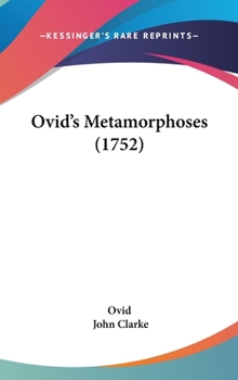 Hardcover Ovid's Metamorphoses (1752) Book