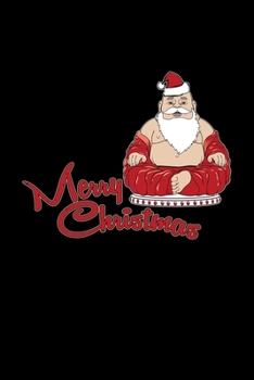 Merry Christmas: 6x9 Buddha | blank with numbers paper | notebook | notes