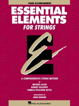 Paperback Essential Elements for Strings - Book 1 (Original Series): Piano Accompaniment Book