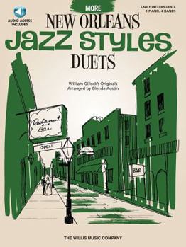 Paperback More New Orleans Jazz Styles Duets - Book/Audio: Early Intermediate Level Book