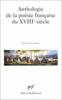 Paperback Anthologie de La Poesie Francaise Du XVIIIe Siecle [French] Book