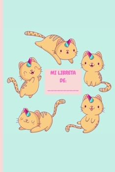 Mi Libreta de:: Libreta de Puntos Cuaderno Punteado A5 (6X9 in) para tomar notas, diario, apuntes, caligrafia, lettering, dot grid bullet journal I 120 pag (Spanish Edition)