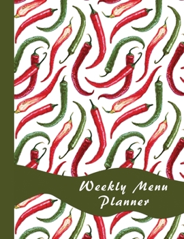 Paperback Weekly Menu Planner: Meal Planning Calendar and Grocery List for the whole year - 8.5 in x 11 in Book