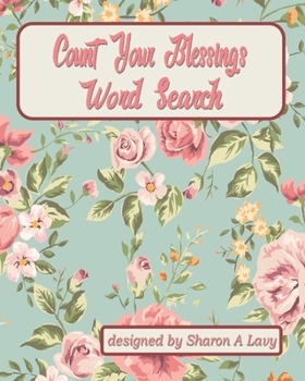 Paperback Count Your Blessings: Word Search Book