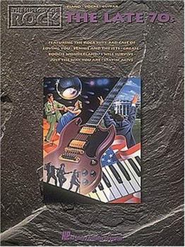 Paperback The History Of Rock - The Late 70's (Piano-Vocal-Guitar) Book