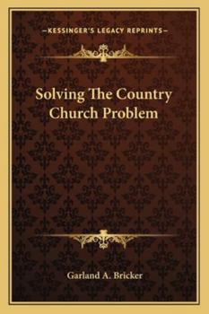 Paperback Solving The Country Church Problem Book