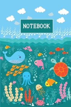 Paperback Notebook: This Perfect Journal for Fish Lovers. Cute Cream Paper 6*9 Inch With 100 Pages Notebook For Writing Daily Routine, Jou Book