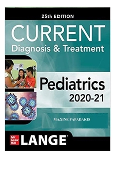 Paperback CURRENT Diagnosis and Treatment Pediatrics Book