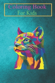 Coloring Book For Kids: Cat Cute Colorful Kitten Pop Art Style Idea -8Gmp0 Animal Coloring Book: For Kids Aged 3-8 (Fun Activities for Kids)