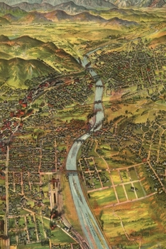 1894 Birds Eye View Map of Los Angeles, California: A Poetose Notebook / Journal / Diary (50 pages/25 sheets) (Poetose Notebooks)