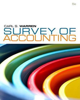 Hardcover Survey of Accounting Book