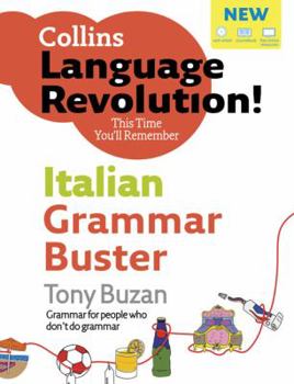 Paperback Italian Grammar Buster [With Verb Wheel] Book