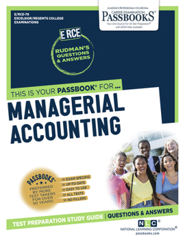 Paperback Managerial Accounting (Rce-79): Passbooks Study Guide Volume 79 Book