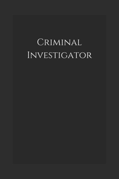Paperback Criminal Investigator: Notebook Book
