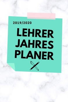 Paperback 2019/2020 Lehrer Jahres Planer: A5 Lehrerplaner KARIERT Geschenkidee für Lehrer - Abschiedsgeschenk Grundschule - Klassengeschenk - Dankeschön - Gesch [German] Book