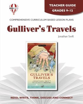 Paperback Gulliver's Travels - Teacher Guide by Novel Units Book