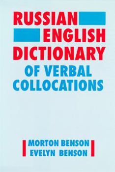 Hardcover Russian-English Dictionary of Verbal Collocations Book