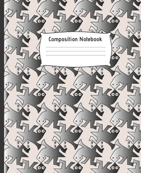 Paperback Composition Notebook: Cute wide Ruled Line Paper Notebook - Multipurpose School Workbook for Teens or Kids Student - Perfect size for your b Book