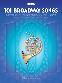 Paperback 101 Broadway Songs for Horn Book
