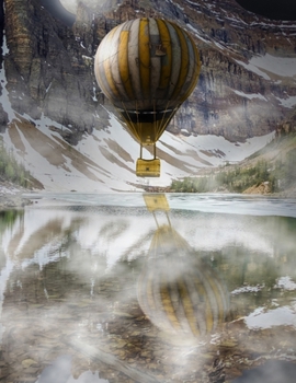 Paperback Notebook: hot air balloon plane airliner propeller aeroplane aircraft aviator flight wing pilot Book