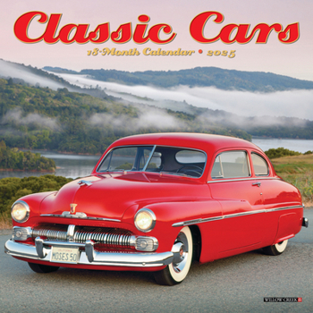 Calendar Classic Cars 2025 7 X 7 Mini Wall Calendar Book
