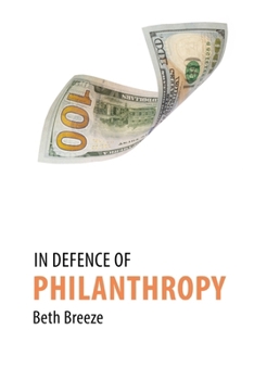Paperback In Defence of Philanthropy Book