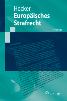 Paperback Europäisches Strafrecht [German] Book