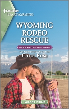 Mass Market Paperback Wyoming Rodeo Rescue: A Clean Romance [Large Print] Book