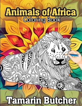 Paperback Animals of Africa Coloring Book
