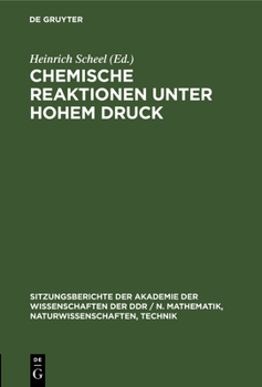 Hardcover Chemische Reaktionen Unter Hohem Druck [German] Book