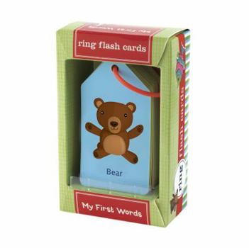Toy My First Words Ring Flash Cards Book
