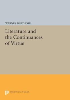 Paperback Literature and the Continuances of Virtue Book