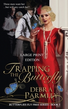 Hardcover Trapping the Butterfly [Large Print] Book